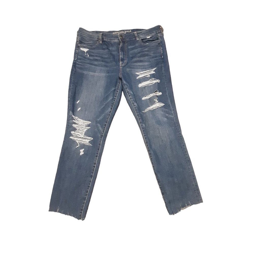 American Eagle Super Stretch X High Rise Jegging 18 Cut Hems INSEAM 27.5"